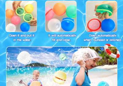 magnetic reusable water balloons
