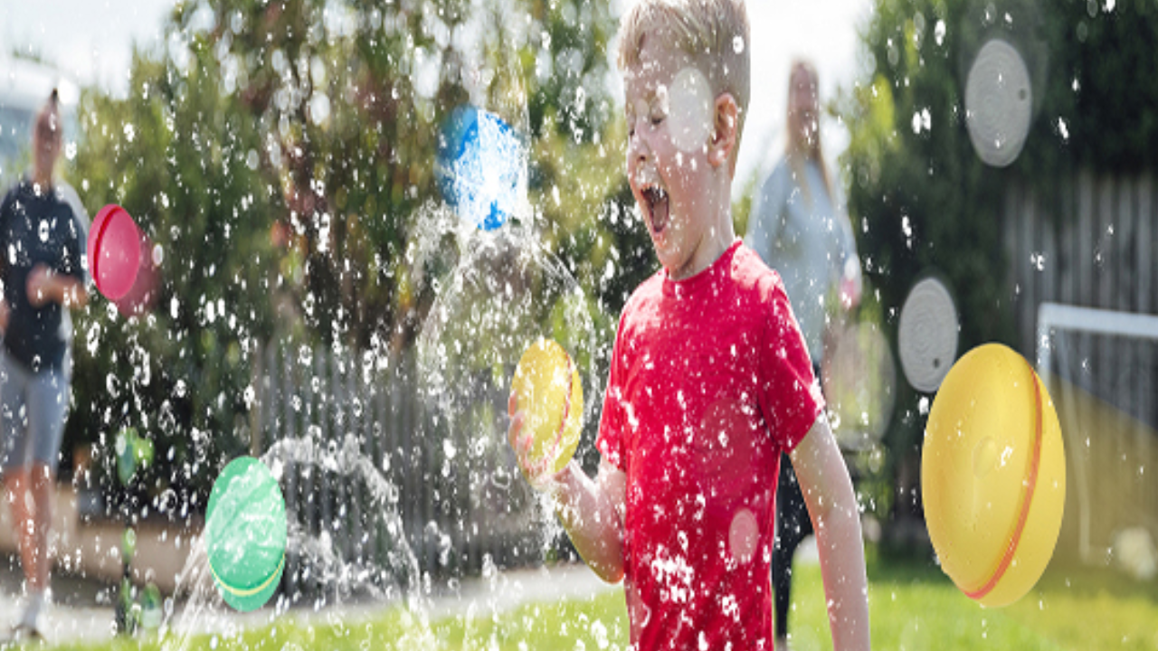 Summer Fun for Kids: Self-Sealing Water Balloons Games And Activities